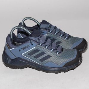 Adidas Women's Size 7.5 Terrex Eastrail GTX Blue Hiking Athletic Shoes Sneakers